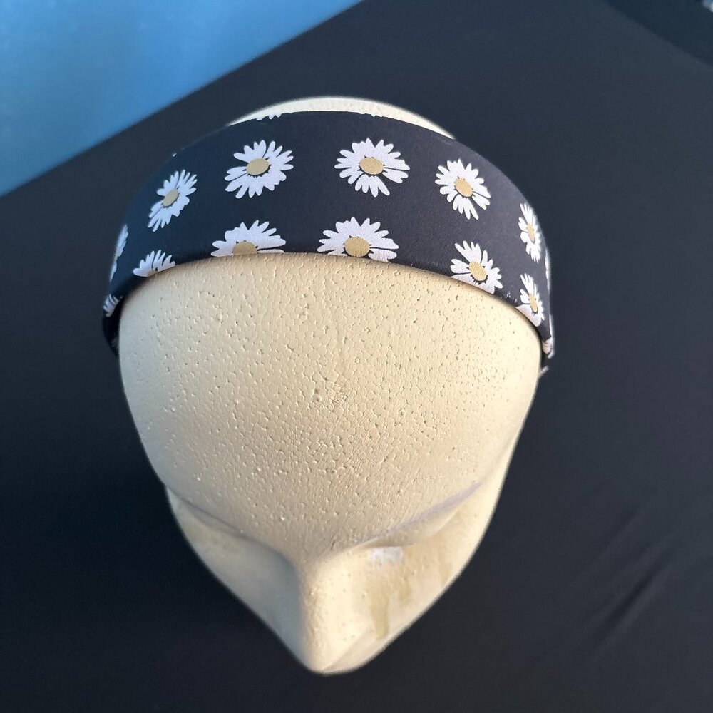 Black Daisy Headband